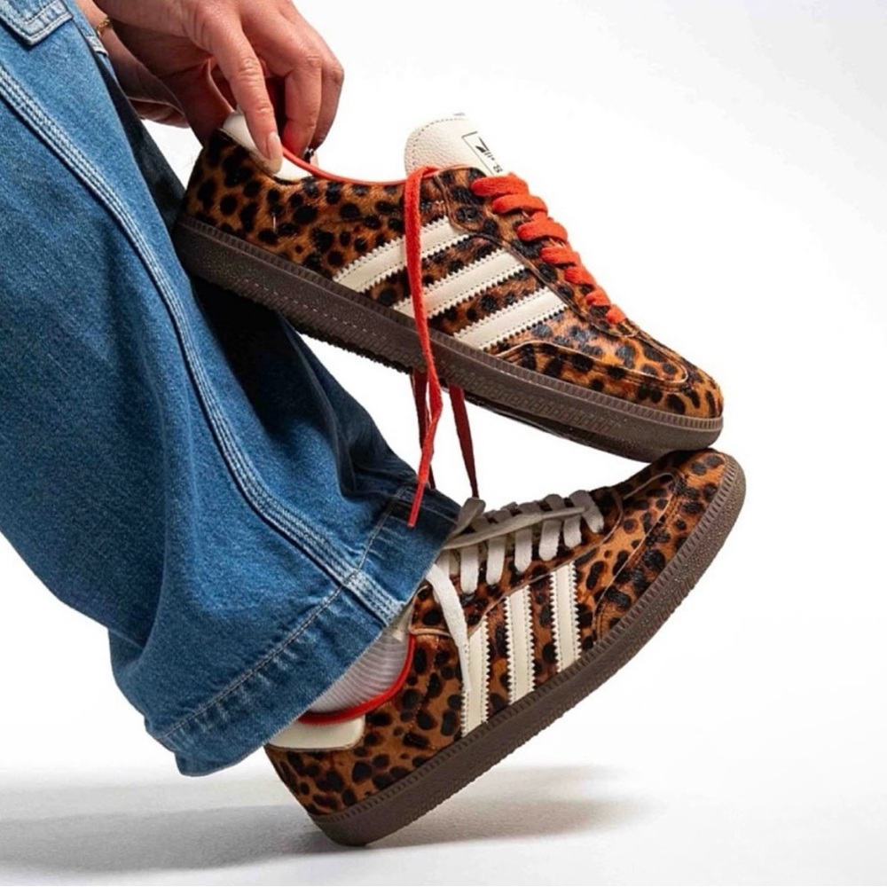 NWT - adidas Samba OG Preloved Red Leopard (Women's)